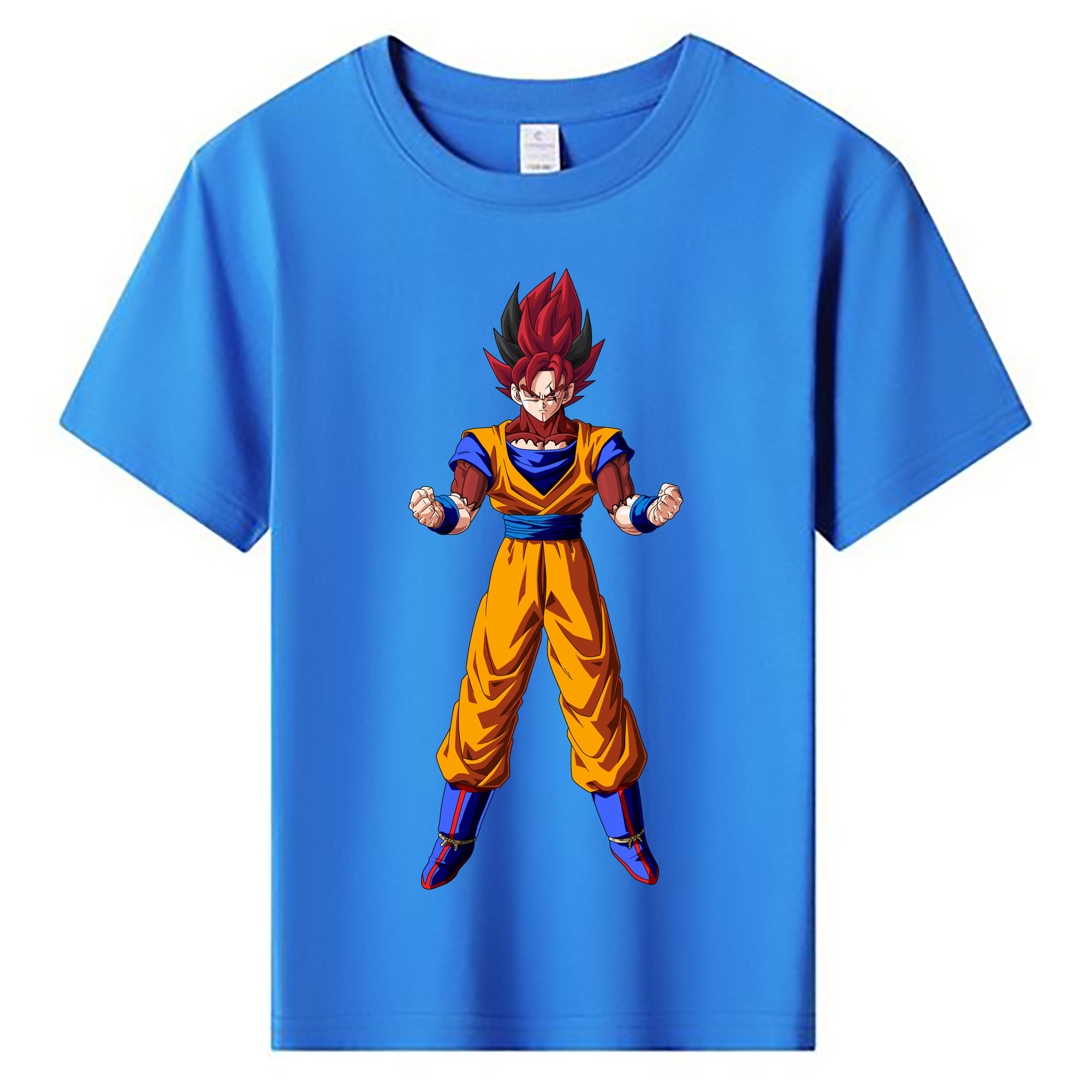 （画像用） ドラゴンボール 孫悟空（そん ごくう）Son Goku カカロット DRAGON BALL Kakarotto 綿100％キッズTシャツ（フロントプリント）